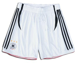 Adidas Germany away shorts 06/07