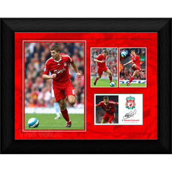 gerrard Framed Player Profile (8x6`)