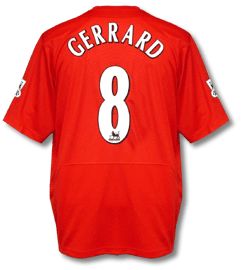 Gerrard Reebok Liverpool home (Gerrard 8) 04/05