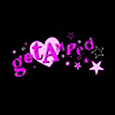 getAmped Heart Logo (Girls Black) Hoodie