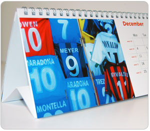 Personalised Football Desk Calendar