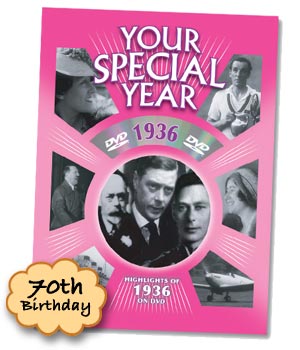 Getting Personal Your Special Year DVD Greeting Card - 1936