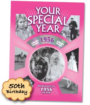 Your Special Year DVD Greeting Card - 1956