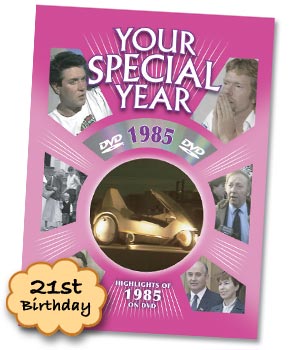 Getting Personal Your Special Year DVD Greeting Card - 1985