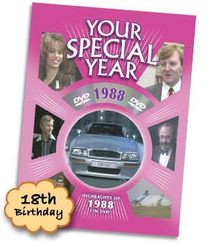 Getting Personal Your Special Year DVD Greeting Card - 1988