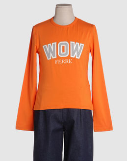 GF FERREand#39; TOP WEAR Long sleeve t-shirts GIRLS on YOOX.COM