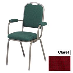 ggi Executive Banquet Chair With Arms Claret