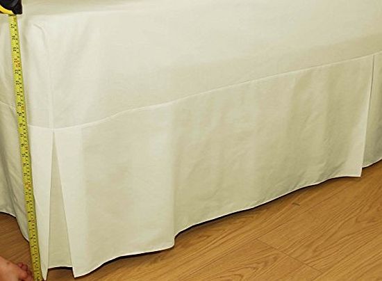 GH (green_homes) Percale 180 Thread Count Non iron Fitted Valance sheet All sizes   Percale pillow cases many colours (cream, King)