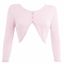 Gharani Strok Diamante button shrug