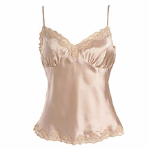 Gharani Strok Peach plait strap camisole