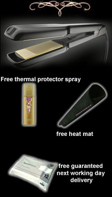 Ghd IV salon styler with heatmat and thermal protector