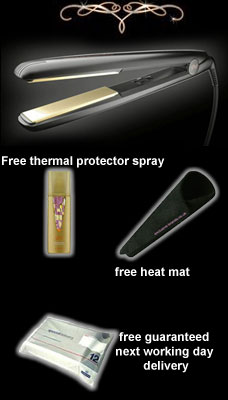 Ghd IV styler with heatmat and thermal protector
