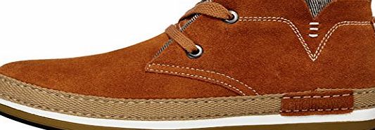 Gheaven Mens Suede Lazy Daily Commutting Comfortable Casual Loafer Flats Size 39 EU Tan