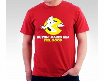 Ghost Busters Pac-Man Feel Good Red T-Shirt