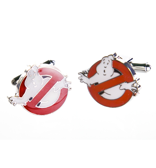 Ghostbusters Logo Cufflinks