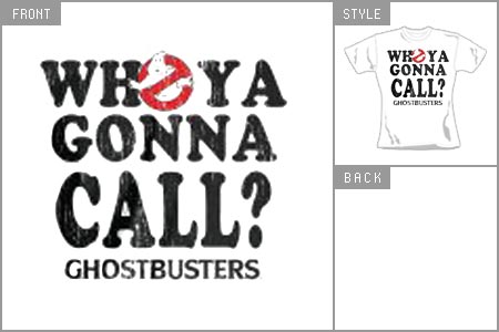 Ghostbusters (Who You Gonna Call) Skinny T-Shirt