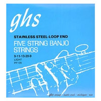 Ghs 5-String Banjo Strings Regular Light