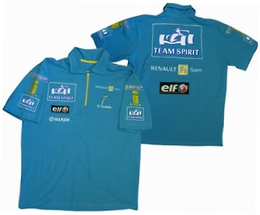 Giancarlo Fisichella Sponsor Renault Polo Shirt