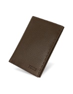 Logoed Stitched Genuine Leather Breast Coat Wallet