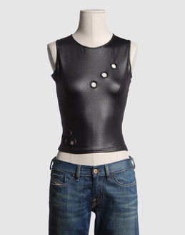 GIANFRANCO FERREand#39; TOP WEAR Sleeveless t-shirts WOMEN on YOOX.COM
