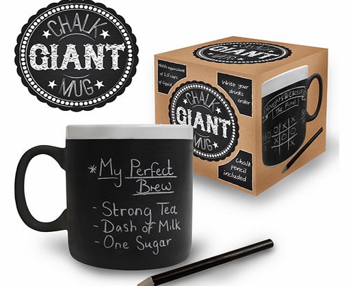 Giant Chalk Message Mug
