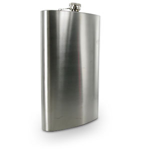Giant Stainless Steel Hip Flask