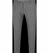 Gibson Black White Herringbone Trouser 28R Black