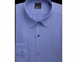 Gibson Blue Shirt with Penny Round Collar 14 Blue