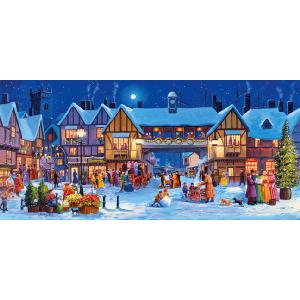 Gibson Christmas In The Square 636 Piece Puzzle