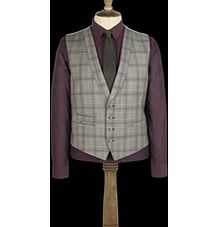 Gibson Four Button Brown Waistcoat 40R Brown