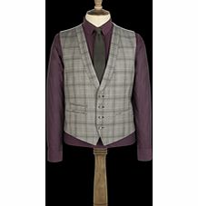 Gibson Four Button Brown Waistcoat 40S Brown