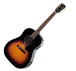 Gibson J45 Modern Classic Vintage Sunburst Electro acoustic guitar
