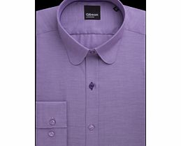 Gibson Lilac Shirt With Penny Round Collar 15