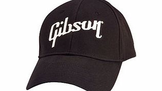 Gibson Logo Flex Cap Black (One Size)
