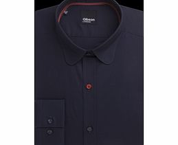 Gibson Navy Shirt With Penny Round Collar 15 Navy