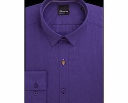 Gibson Plain Purple Shirt 145 Purple