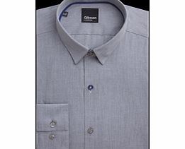 Gibson Plain Silver Shirt 145 Silver Grey