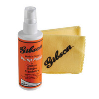 Gibson Pump Polish And Standard Polish Cloth Combo