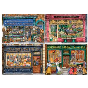 Gibson s 4 x 500 Piece Jigsaw Puzzle Window Shopping