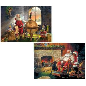 Gibson s A Long Night 2x500 Piece Jigsaw Puzzles