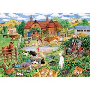 Gibson s Alphabet Farm Extra Large 500 Piece Jigsaw Puzzle
