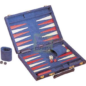 Gibson s Backgammon Executive Suedette blue 11
