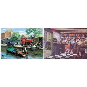 Gibson s Beginning to End 2 x 500 Piece Jigsaw Puzzle