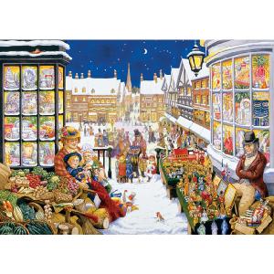 Gibson s Christmas Market Extra Large 500 Piece Jigsaw Puzzle