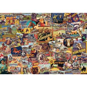 Gibson s Eurika Lake Studio The Stampede 1000 Piece Jigsaw Puzzle