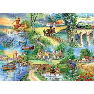 Gibson s Green and Pleasant Land Extra Large 500 Piece Puzzle