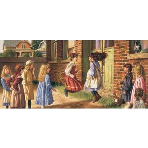 Gibson s Just Before The Bell 636 Piece Jigsaw Puzzle