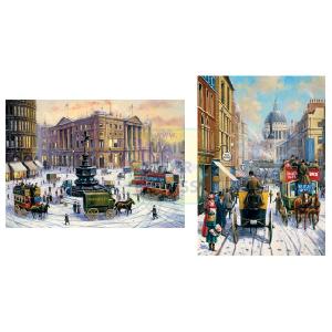 Gibson s Late Night Shopping 2x500 Piece Jigsaw Puzzles