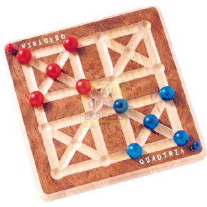 Gibson s Quadtria Wooden Game