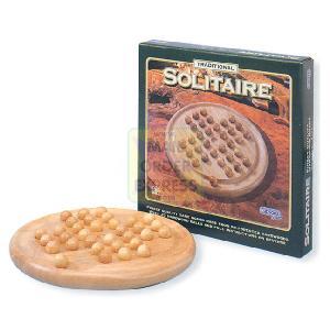 s Traditional Wooden Solitaire